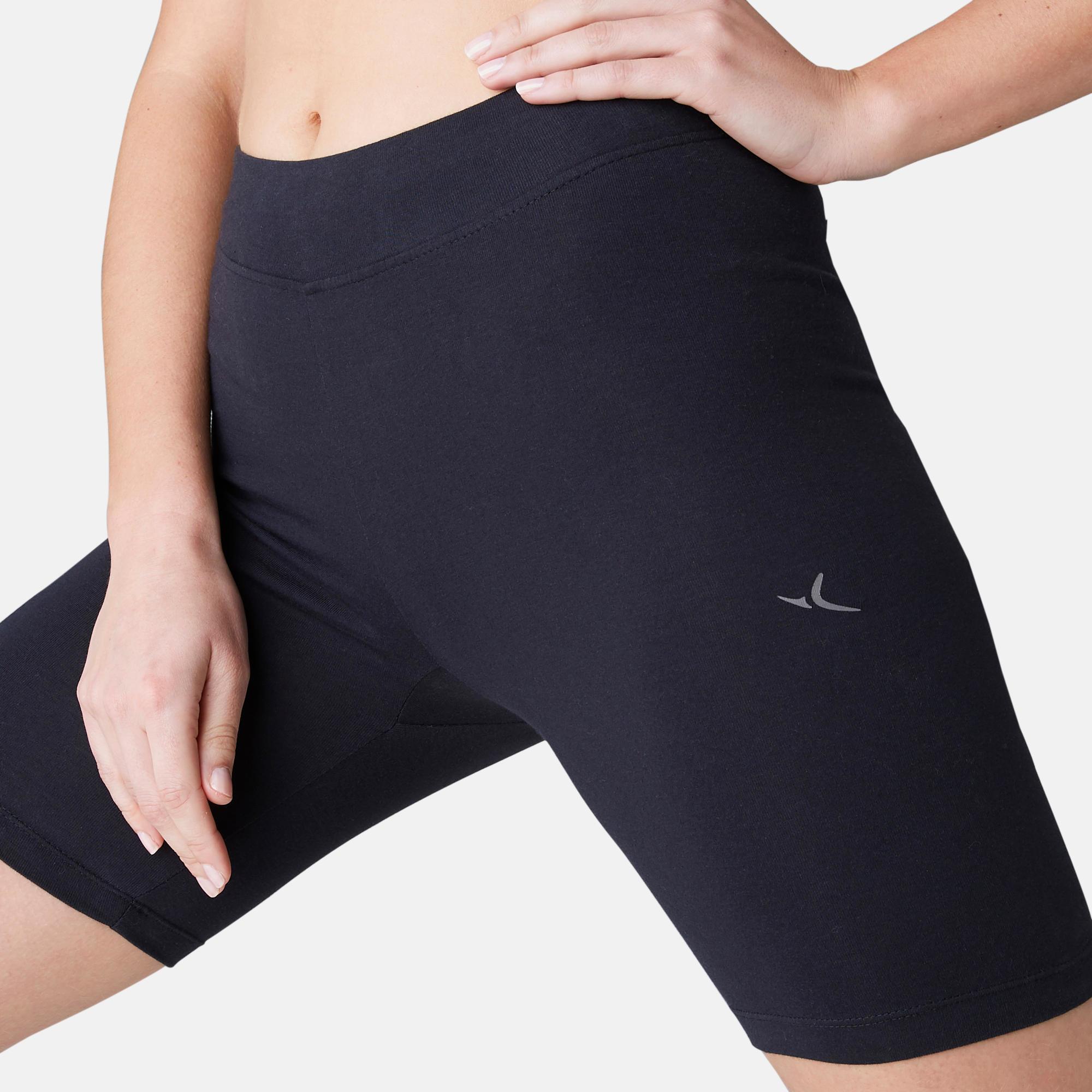 Malla Ciclista Short Gimnasia Pilates Domyos Fit+ 500 Slim Malla Corta Short Gimnasia Pilates Domyos Fit+ 500 Regular